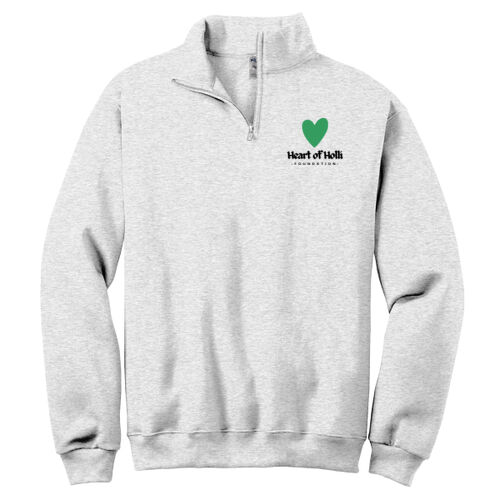 LC - NuBlend ® 1/4 Zip Cadet Collar Sweatshirt Thumbnail