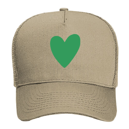 HC - Youth 5 Panel Mid Profile Mesh Back Trucker Hat Thumbnail