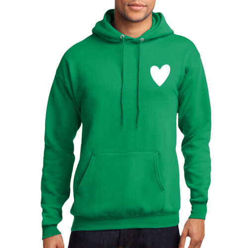 2 Logos - Core Fleece Pullover Hooded Sweatshirt Thumbnail