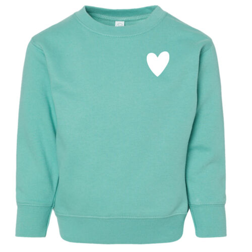2 Logos - Toddler Fleece Crewneck Sweatshirt Thumbnail
